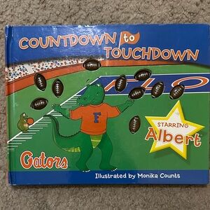 Florida Gators UF Countdown to Touchdown board book with footballs
